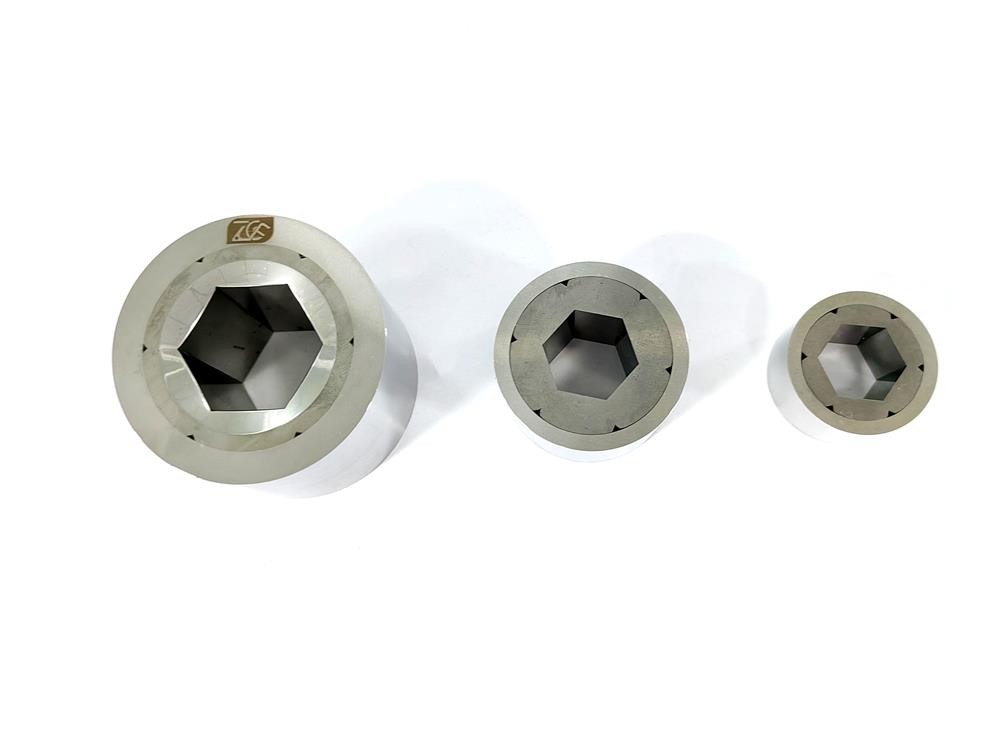 Six-piece die