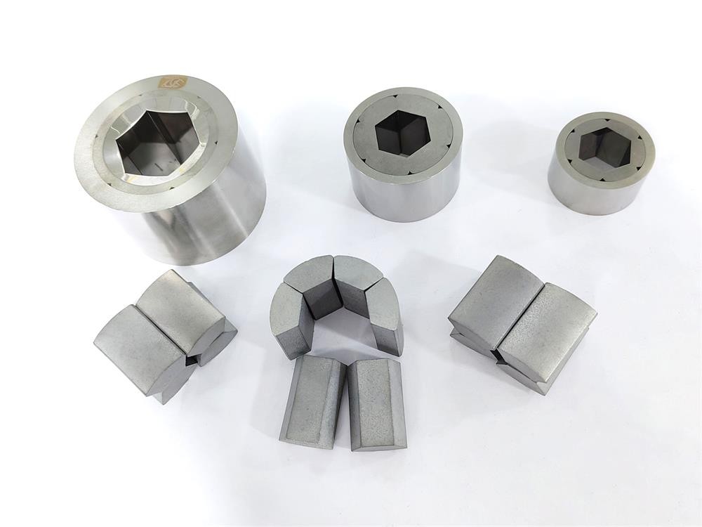 Six-piece die
